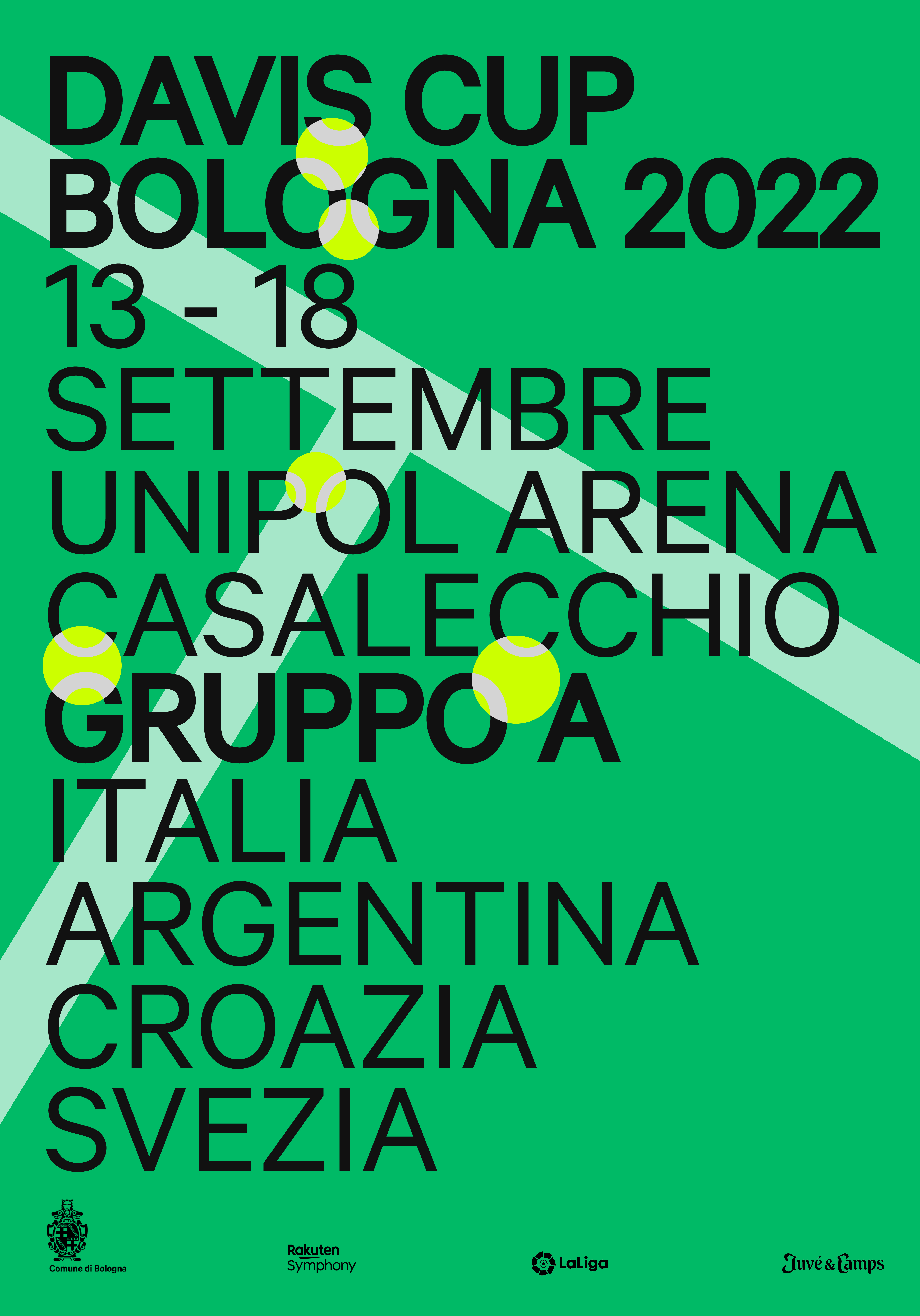 Davis Cup — poster, visual design