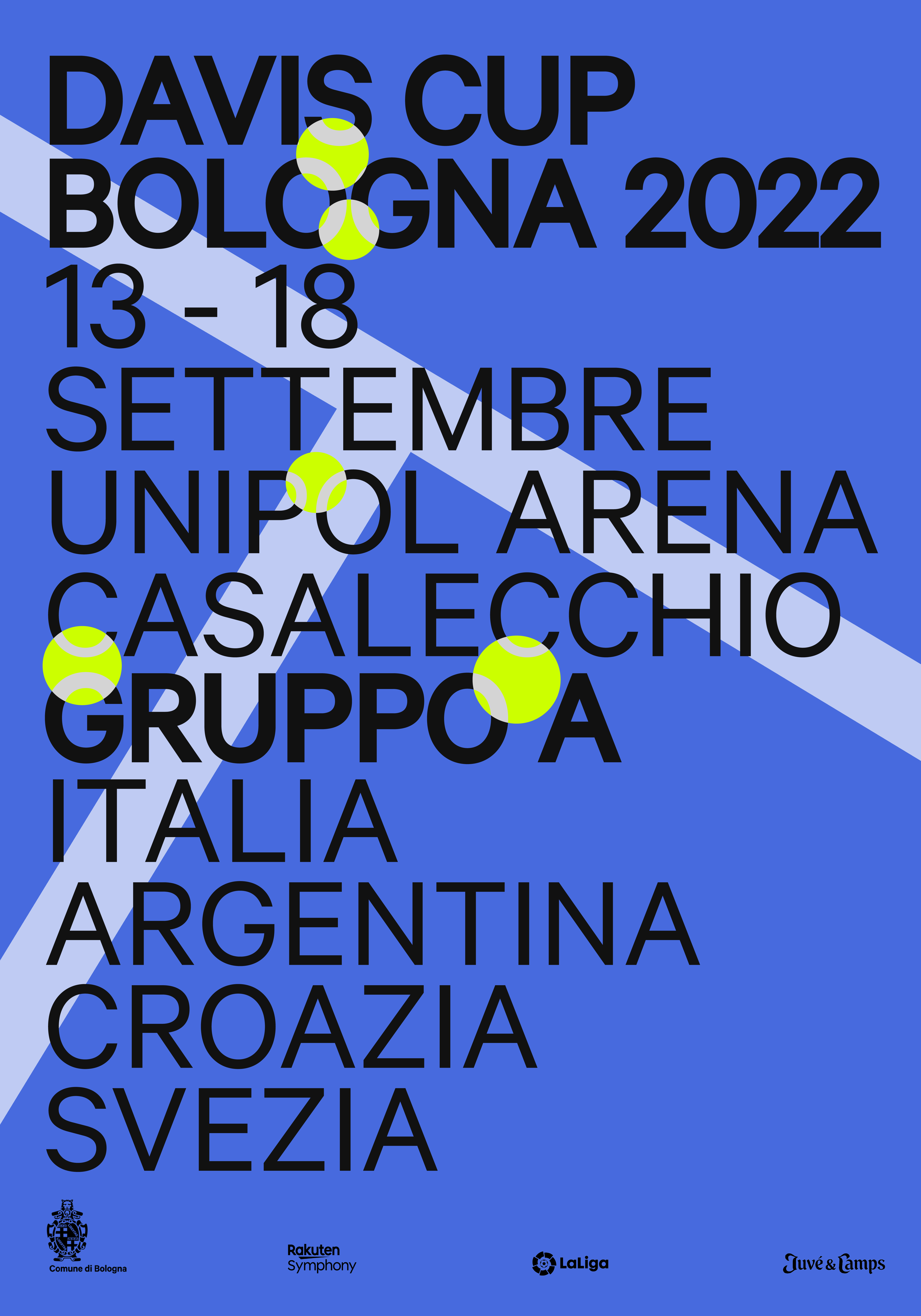 Davis Cup — poster, visual design