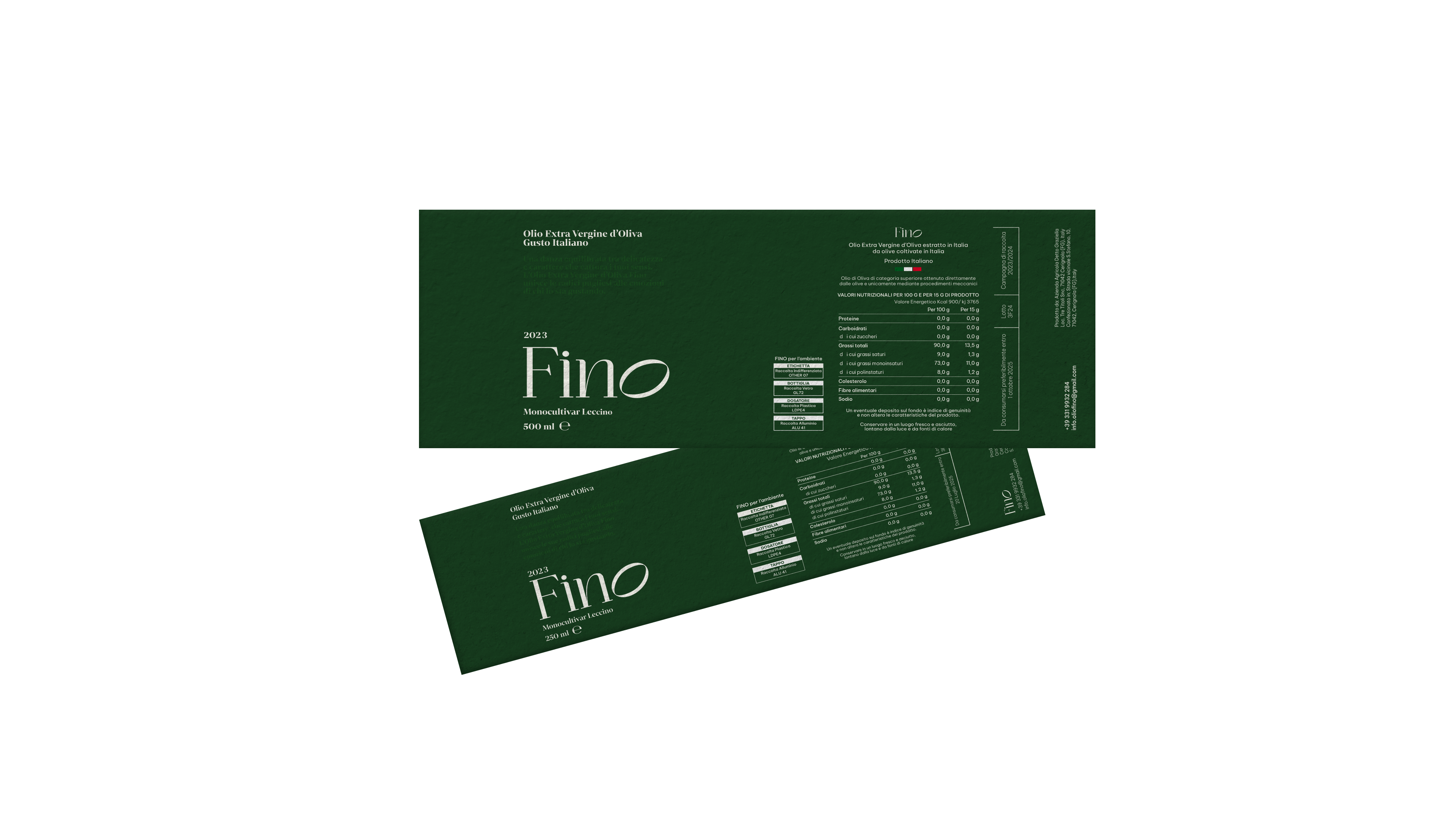 Fino — label artwork