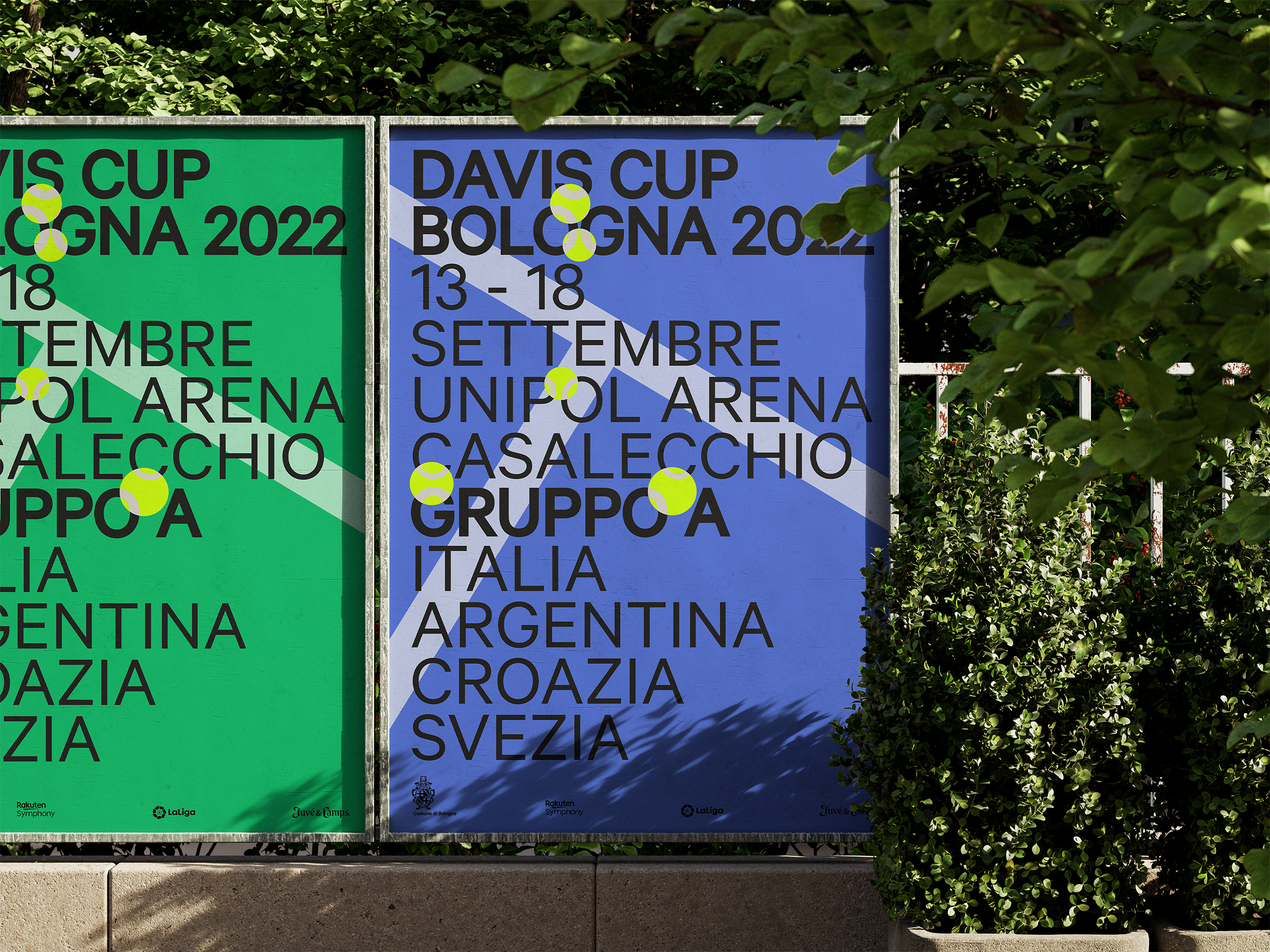 Davis Cup — poster series and visual design by 0885studio